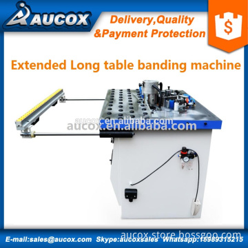 extended long working table edge banding machine